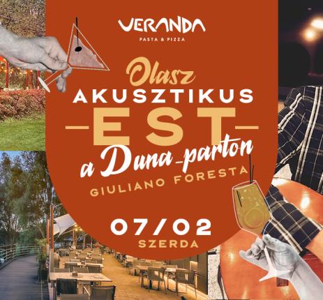 Olasz Akusztikus est a Duna-parton - Giuliano Foresta