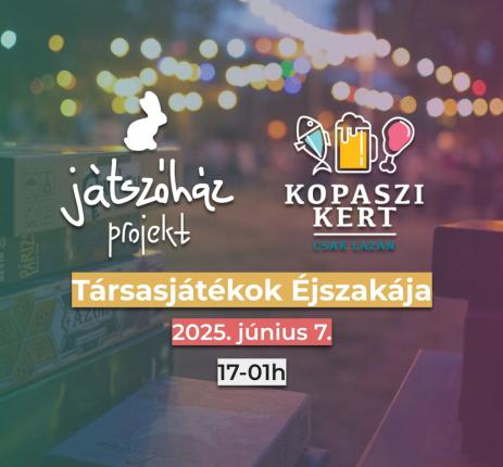 Játszóház Projekt x Társasjátékok éjszakája